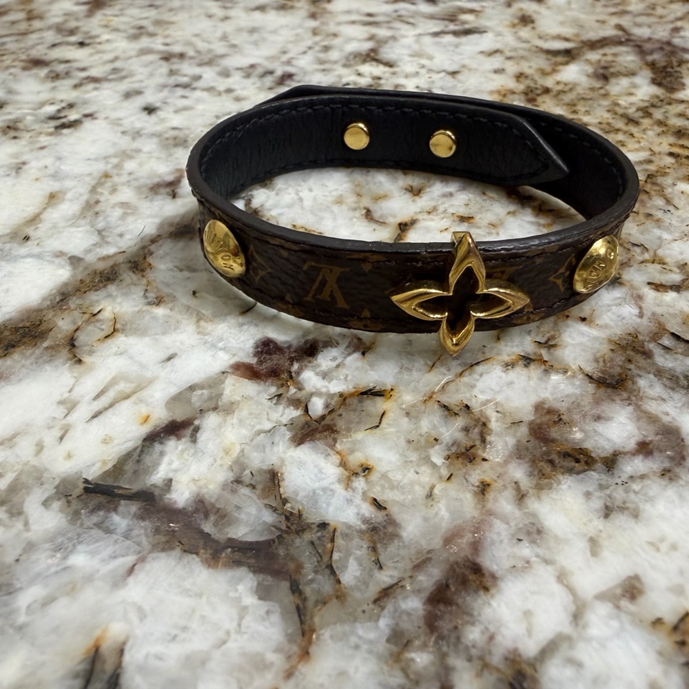Louis Vuitton Leather Bracelet - Picture 1 of 5